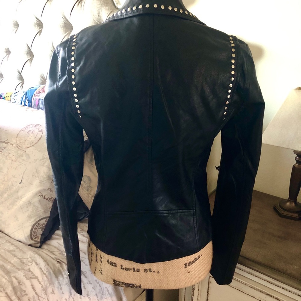 Philosophy Studded Leather Jacket - image 5